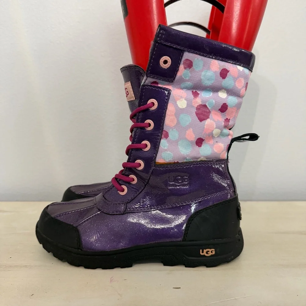 Ugg Purple Glitter Butte ll Winter Boots